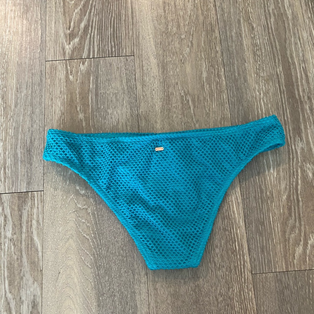 NWT Roxy Turquoise Mesh Cheeky Mini - M - Picture 4 of 4